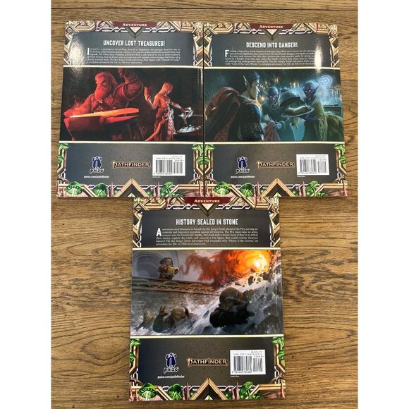 Pathfinder Second Edition Adventure Path Hardcover Book Lot Mantle of Gold - Picture 2 of 7